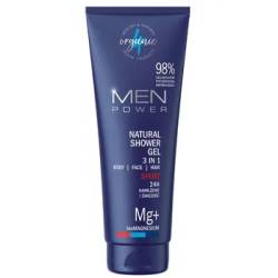 Gel de dus 3 in 1 Sport Men Power, 500ml, 4Organic
