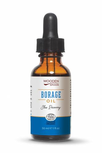 Ulei de Limba Mielului, Borago Officinalis, eco-bio, 30 ml, Wooden Spoon