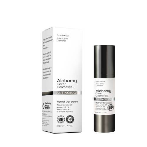 Gel-crema cu 0,5% retinol, 30ml, Alchemy