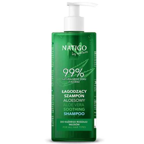 Sampon calmant cu aloe vera, 400ml, Natigo By Nature