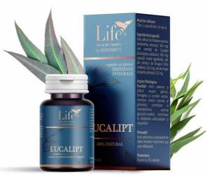 Eucalipt capsule cu uleiuri esentiale 15 capsule- DVR Pharm