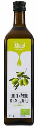 Ulei de masline extravirgin, presat la rece, origine Spania, eco-bio 1 litru Obio