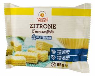 Napolitane cu crema de lamaie, 65 g HAMMER MUHLE