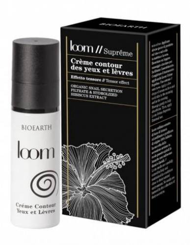 Crema riduri ochi si buze cu extract de melc Eco-Bio 30ml - Loom Supreme Bioearth
