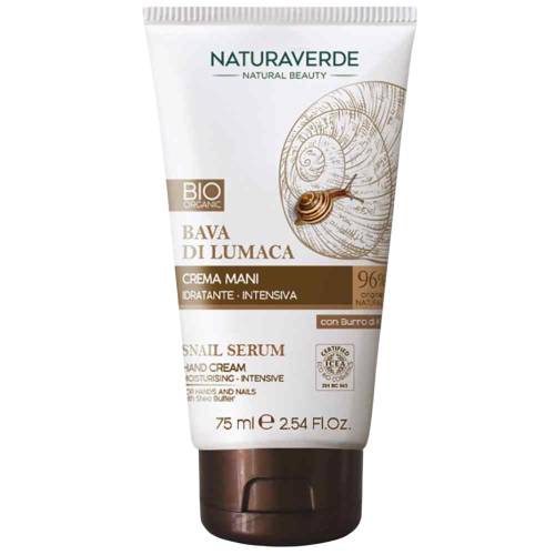 Crema de maini bio cu extract de melc, 75ml, Natura Verde