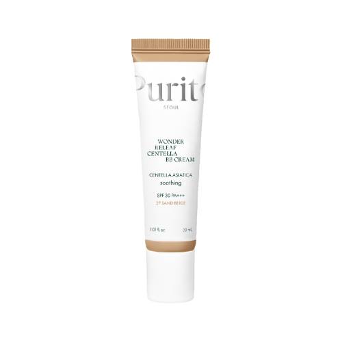BB Cream cu SPF30 PA+++ Wonder Releaf Centella 27 Sand Beige, 30ml, Purito