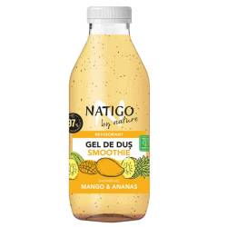 Gel de dus cu mango si ananas Smoothie, 400ml, Natigo By Nature