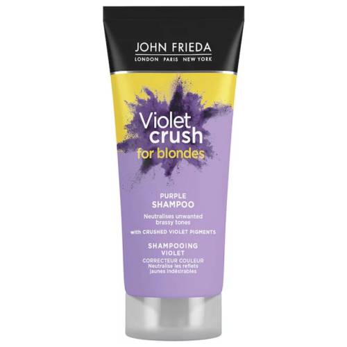 Sampon cu pigmenti violet pentru par blond Violet Crush, 75ml, John Frieda