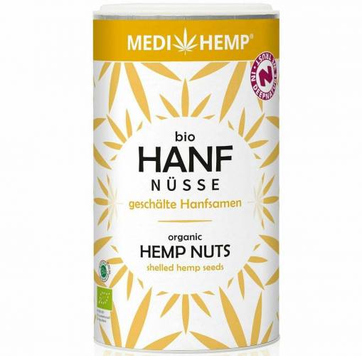 Seminte de canepa decorticate eco-bio, 250g, Medihemp