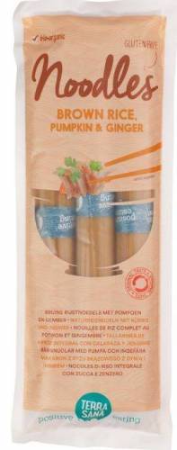 Taitei de orez brun cu dovleac si ghimbir FARA GLUTEN Eco-Bio 250g - Terrasana