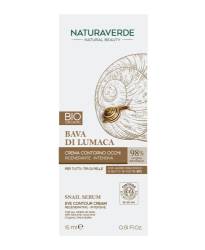 Crema de ochi bio cu extract de melc, 15ml, Natura Verde