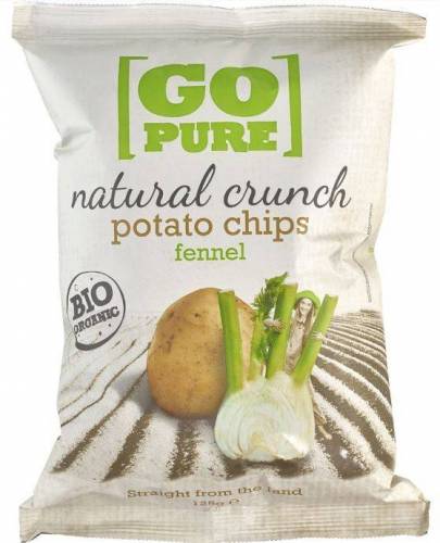 Chipsuri de cartofi cu fenicul Eco-Bio 125g - Go Pure