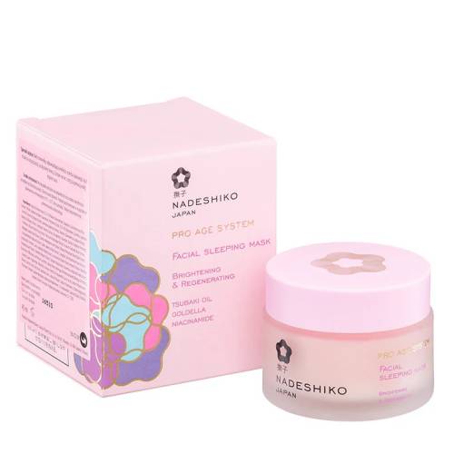 Masca faciala pentru noapte cu efect regenerator, 45ml, Nadeshiko