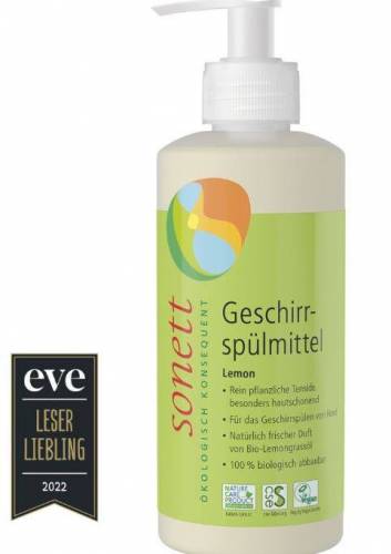Detergent pentru spalat vase cu lamaie Ecologic 300ml - Sonett