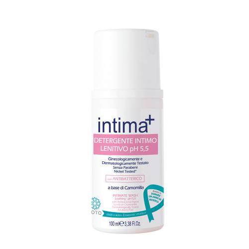 Sapun intim antibacterian mini cu musetel si ph 5.5, 100ml, Intima+