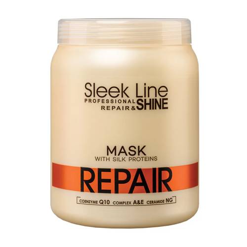 Masca reparatoare pentru par deteriorat, 1000ml, Sleek Line