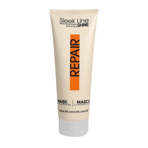 Masca reparatoare pentru par deteriorat, 250ml, Sleek Line