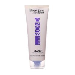 Masca Violet Blond cu pigment neutralizant violet, 250ml, Sleek Line
