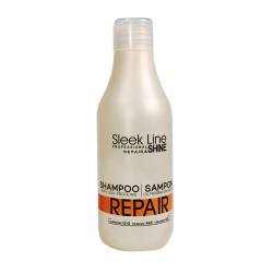 Sampon reparator pentru par deteriorat, 300ml, Sleek Line