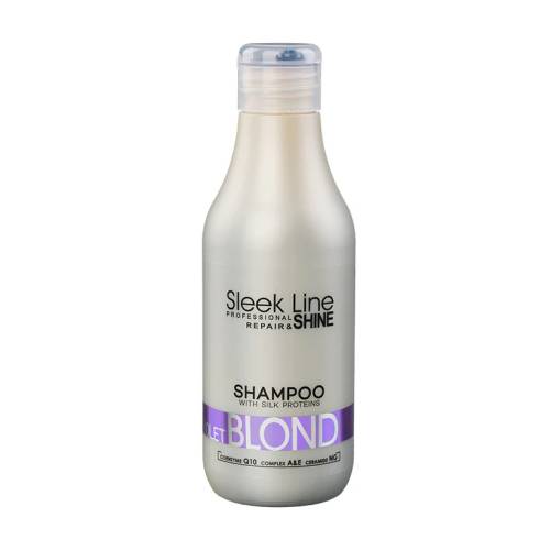 Sampon Violet Blond cu pigment neutralizant violet, 300ml, Sleek Line