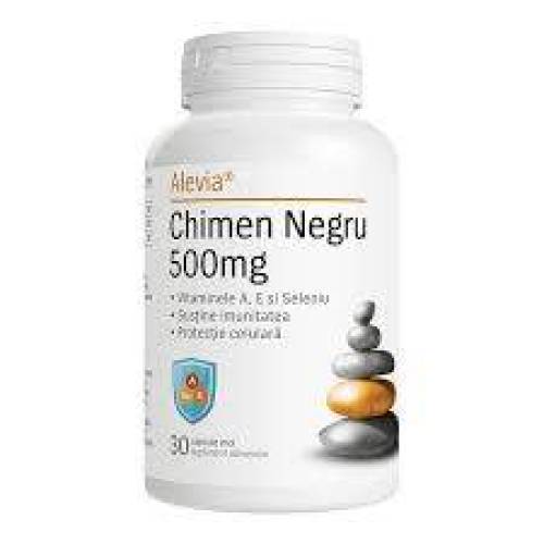 Chimen negru, intareste sistemul imunitar, 500 mg, 30 capsule moi, Alevia