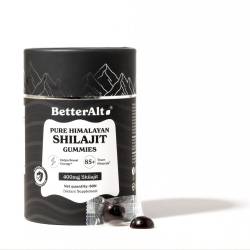 Pure Himalayan Shilajit Gummies, Jeleuri de Shilajit din Himalaya, 60 Jeleuri, Better Alt - GNC