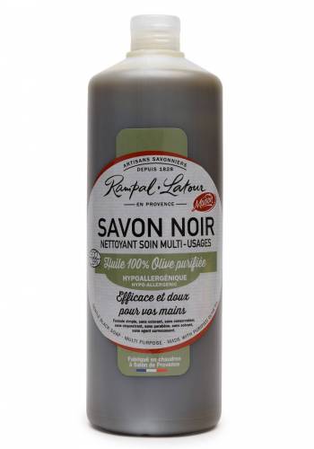 Savon Noir - Sapun negru hipoalergenic - concentrat natural pentru toate suprafetele, 1000ml - Rampal Latour