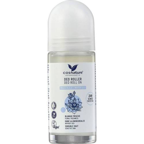 Roll-on cu nufar si aloe vera, eco-bio, fara aluminiu, 50 ml, Cosnature