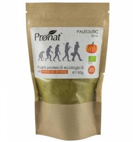 Pudra proteica din seminte de dovleac PALEO, 150g - Pronat