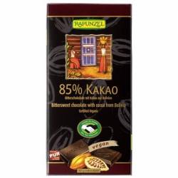 Ciocolata amaruie 85% cacao, eco-bio, 80g - Rapunzel