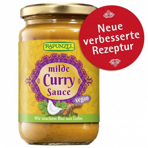 Sos Curry vegan, eco-bio, 330 ml, Rapunzel