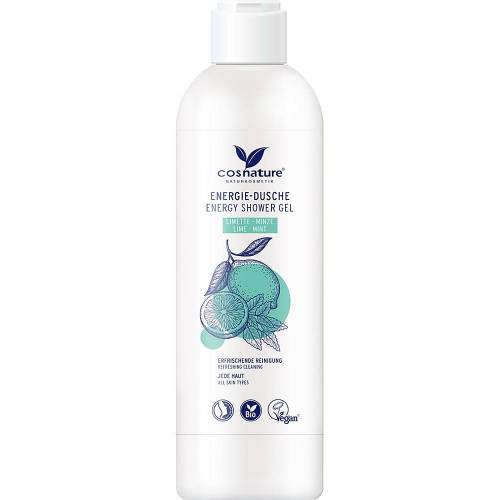 Gel de dus Energy cu limesi menta, eco-bio, 250 ml, Cosnature