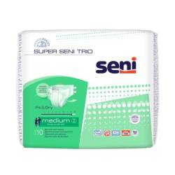 Scutece pentru adulti Super Seni Trio, Medium, 10 bucati, Seni