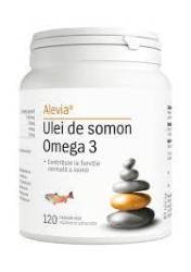 Ulei de somon Omega 3, 120 comprimate, Alevia