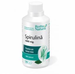 Spirulina 1000mg 90cp - Rotta Natura