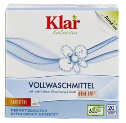 Detergent rufe cu nuci de sapun fara parfum, Eco-Bio, 1.11kg - Klar