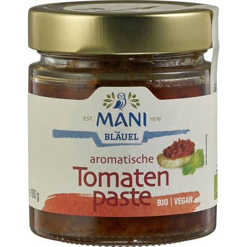 Pasta de tomate aromatizata, eco-bio, 180 g, Mani