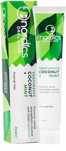 PASTA DE DINTI PROTECTIE ANTICARIE CU COCOS SI MENTA BIO 75ml, Nordics Oral Care