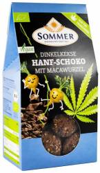 Biscuiti din grau spelta cu canepa si pudra de Maca, eco-bio 150g SOMMER