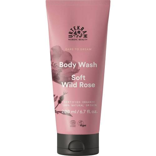 Gel de dus cu trandafir salbatic si aloe vera, 200 ml, Urtekram