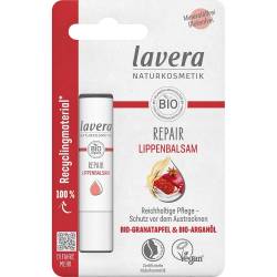 Balsam de buze reparator cu rodie si ulei de argan, eco-bio,  4,5 g, Lavera