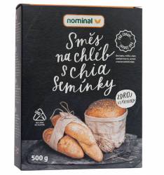 Mix pentru paine cu Fibre de In, fara gluten, 500g - Nominal
