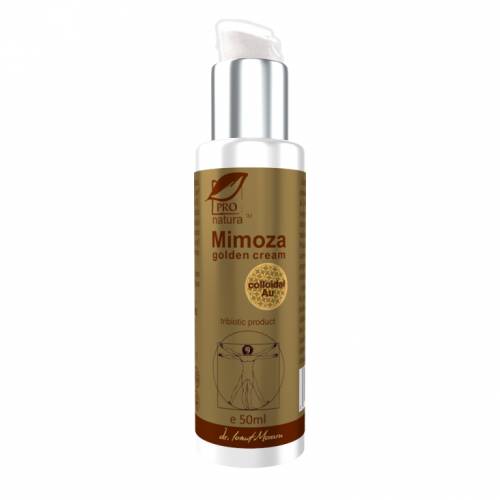 Crema cu Mimoza si Aur Coloidal - Mimoza golden cream, 50ml, Medica - Pro Natura