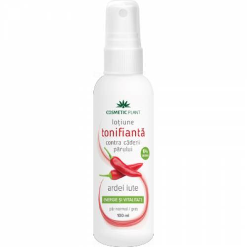 Lotiune tonifianta contra caderii parului cu ardei iute 100ml - Cosmetic plant