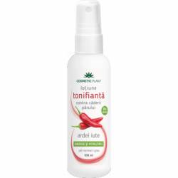Lotiune tonifianta contra caderii parului cu ardei iute 100ml - Cosmetic plant