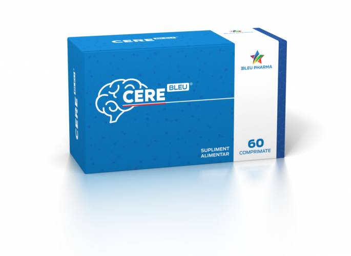 CEREBLEU - neurotrofic pentru creier, 60 comprimate, BLEU PHARMA