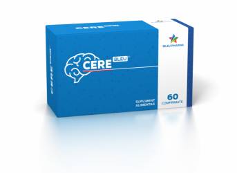 CEREBLEU - neurotrofic pentru creier, 60 comprimate, BLEU PHARMA
