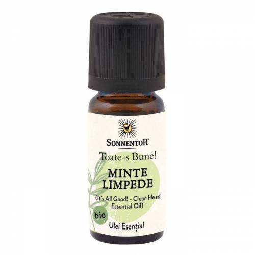 ULEI ESENTIAL TOATE-S BUNE! - MINTE LIMPEDE, 10ml - SONNENTOR