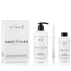 Set Tratament Profesional pentru par No. 1 150ml + No. 2 290ml, Deep Plex