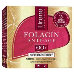 Crema anti-age cu efect regenerator 60+ Folacin, 50ml, Lirene